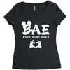 Bae Best Auntie Ever Women's Triblend Scoop T-shirt
