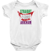 straight outta arkham Baby Bodysuit