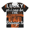 The world's greatest dad belongs to me Fathers Day All Over Women's T-shirt