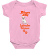 Sleeps With Labrador Retriever Baby Onesie