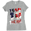 Team 10 America New Design Ladies Fitted T-Shirt