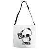 panda Adjustable Strap Totes