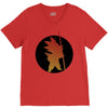 Goku Silhouette V-Neck Tee