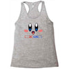 kirby gamer geek snes Racerback Tank