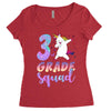 3rd grade squad Women's Triblend Scoop T-shirt