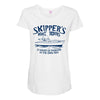 skipper's boat tours Maternity Scoop Neck T-shirt