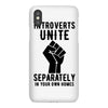 introverts unite separately in your own homes iPhoneX Case