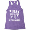 Just One More Gun I Promise Racerback Tank