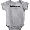 funny t shirt paddle faster. i hear banjo music rude tee offensive shi Baby Onesie
