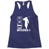 eat sleep battlefield 4, funny Racerback Tank