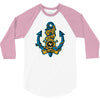 king of pirates anchor 3/4 Sleeve Shirt