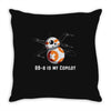 bb 8 is my copilot Throw Pillow
