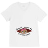 May Peeking Out Baby Girl V-Neck Tee