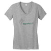 borophyll Women's V-Neck T-Shirt