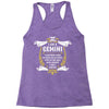 I Am A Gemini Racerback Tank