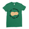 Little Peanut on the Way Ladies Fitted T-Shirt