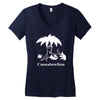 cannabowlism Women's V-Neck T-Shirt