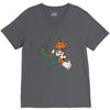 the falling italian V-Neck Tee