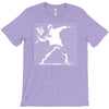 with banksy flower bomb print T-Shirt