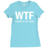 where's the food Ladies Fitted T-Shirt