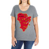 isla nublar Ladies Curvy T-Shirt