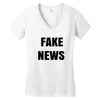 fake news Women's V-Neck T-Shirt