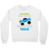 monster truck shirt for boys toddlers Crewneck Sweatshirt