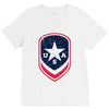 land of the free shield V-Neck Tee