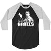 bear grills  funny 3/4 Sleeve Shirt