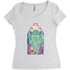 cthulhu's church Women's Triblend Scoop T-shirt