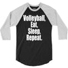 EAT, SLEEP, VOLLEYBALL, REPEAT 3/4 Sleeve Shirt