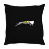 by a nose Throw Pillow