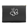 butterfly sticker vinyl Accessory Pouches