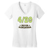 never remember Women's V-Neck T-Shirt