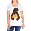 All Good In The Woods Ladies Curvy T-Shirt