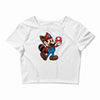 vintage plumber Crop Top