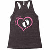 Baby Girl with Heart Any Name Customized Racerback Tank