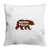 mama love bear Throw Pillow
