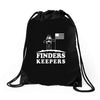 moon finders keepers Drawstring Bags