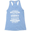 Super Cool Grammy Of A Freaking Awesome Granddaughter Racerback Tank