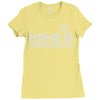 home is where the wifi Ladies Fitted T-Shirt