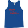 world in motion england italia 90 world cup football retro Tank Top