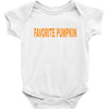 favorite pumpkin Baby Bodysuit
