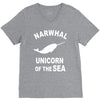 narwhals V-Neck Tee