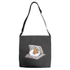schr&ouml;dinger pizza Adjustable Strap Totes