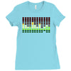 sound activated flashing light Ladies Fitted T-Shirt