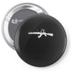 banksy style ak47 art   funny Pin-back button