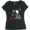 Snoopy I Hate Wake Up Women's Triblend Scoop T-shirt