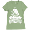 I Am Beagle Actually In A Very Commited Relationship Ladies Fitted T-Shirt