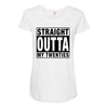 straight outta my twenties Maternity Scoop Neck T-shirt